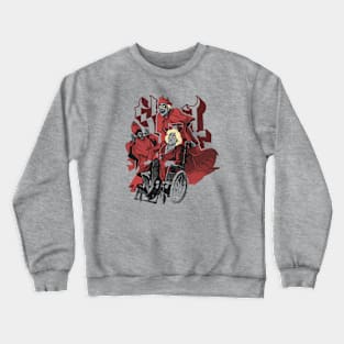 Funny Ghost Red Crewneck Sweatshirt